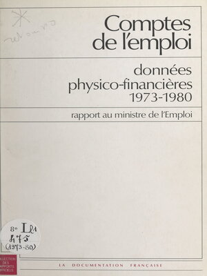 cover image of Comptes de l'emploi
